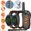 IPX7 Waterproof Dog Training Collar with Remote Rechargeable Electronic Shock Collar for Dogs Beep Vibration Shock for small Medium Large Dogs