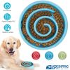 Slow Feeder Healthy Dog Bowl Happy Hunting Fun Puzzle Maze Bowl for Water Food 7.68in in Diameter 10.5oz in Capacity for Small Medium Dogs