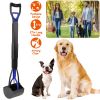 31.5in Pet Pooper Scooper Foldable Long Handle Dog Poop Waste Pick Up Rake for Large Medium Small Dogs Cats Pets